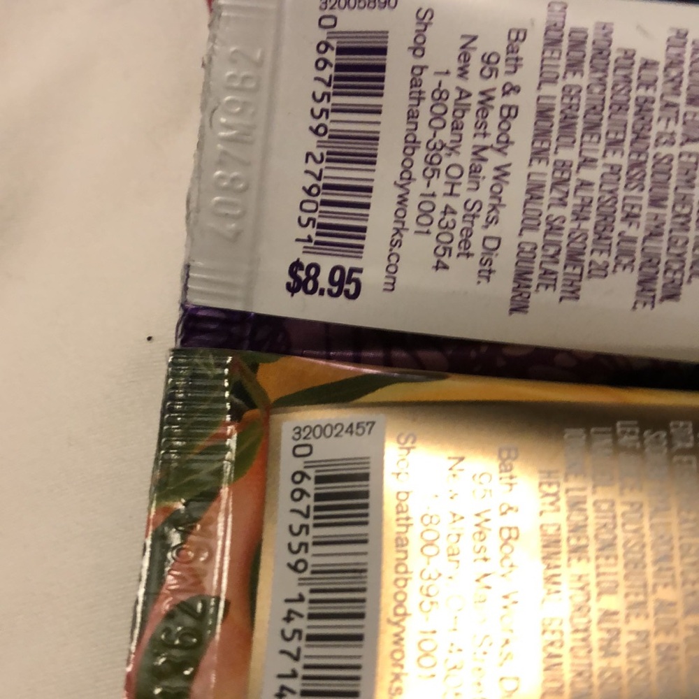 NWT Bath & Body Works 4 Mini Hand Cream  4 X 1 OZ - Picture 3 of 3